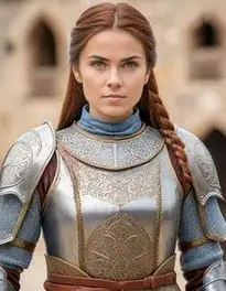 Woman Medieval Warrior face swap