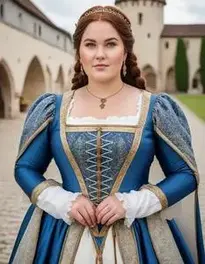 Woman Plus Size Medieval face swap