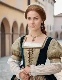 Woman Renaissance face swap