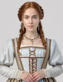 Woman Renaissance Dress face swap