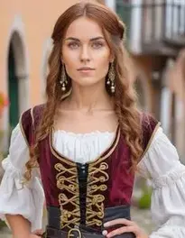 Woman Renaissance Pirate face swap