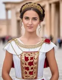 Woman Roman Fancy Dress face swap