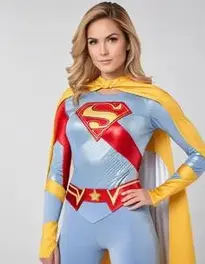 Woman Superhero face swap