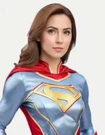 Woman Superhero Outfit face swap