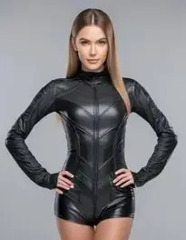 All Black Outfit For Ladies face swap