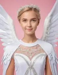 Angel Fancy Dress face swap