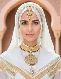 Arabian Outfit Female face swap