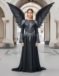 Black Angel face swap