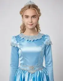 Blue Fancy Dress face swap