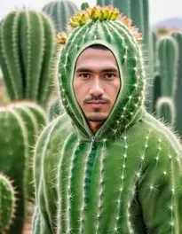 Cactus face swap