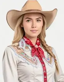 Cowgirl Attire face swap