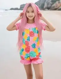 Cute Beach Outfit face swap