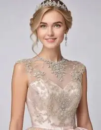 Designer Cocktail Dress For Weddings face swap