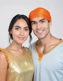 Easy Couple Halloween face swap