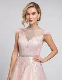Elegant Cocktail Dress For Any Party face swap