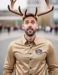 Embarrassing Stag face swap