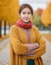 Fall Clothes Woman face swap