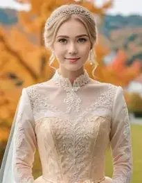 Fall Wedding Outfit face swap