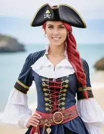 Female Pirate face swap