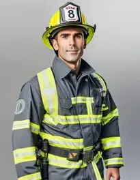 Fireman Costume Man face swap