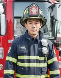 Fireman Costume Years face swap
