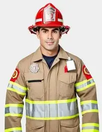Fireman Fancy Dress face swap