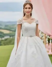 Chic Wedding Guest Dress face swap