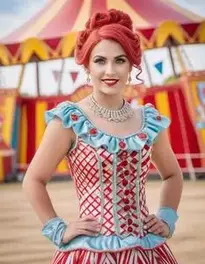 Circus Fancy Dress face swap