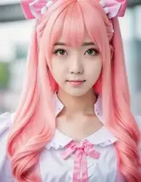 Cosplay Anime Kawaii face swap