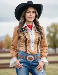 Cowgirl Halloween face swap