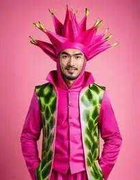 Dragon Fruit Fancy Dress face swap