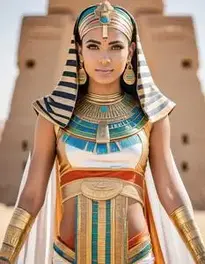 Egyptian Goddess face swap