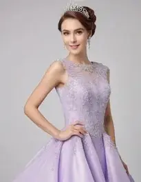 Elegant Cocktail Dress face swap