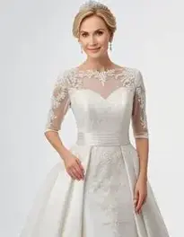 Elegant Mother The Bride Dress face swap