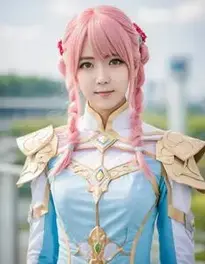 Eri Cosplay face swap