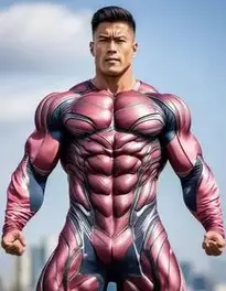 Fake Muscle Suit face swap