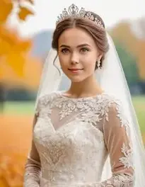 Fall Dress Wear Wedding face swap