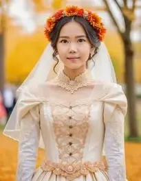 Fall Wedding Attire face swap