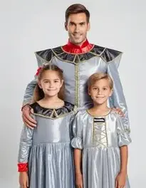 Family Halloween face swap