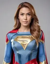 Female Superhero face swap