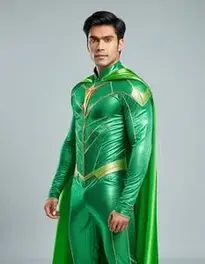 Green face swap