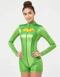 Green Outfit For Ladies face swap