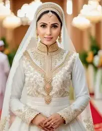 Islamic Wedding Dress face swap