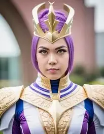 Killer Queen Cosplay face swap