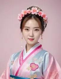 Korean Outfit For Woman face swap