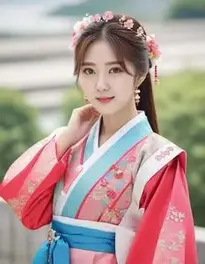 Korean Style Outfit For Female face swap