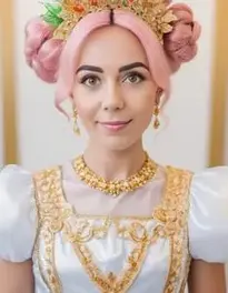Funny Fancy Dress Woman face swap