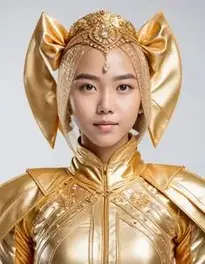 Gold Outfit face swap
