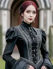 Gothic Fashion face swap