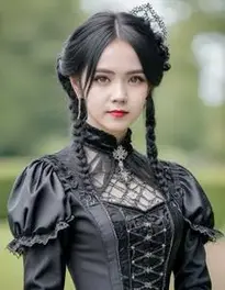 Gothic Outfit Female face swap